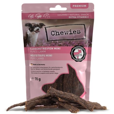 Chewies Meat Strips Mini Jagnięcina 70g - 3