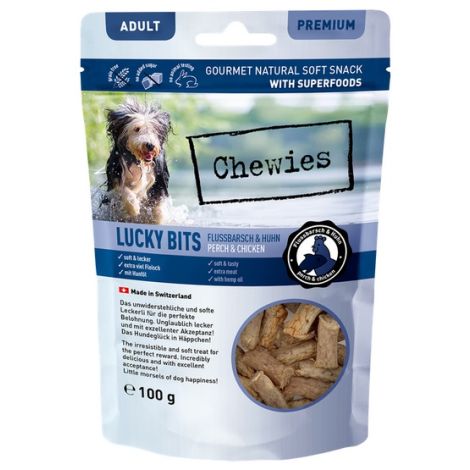 Chewies Lucky Bits Adult Okoń & kurczak 100g - 3