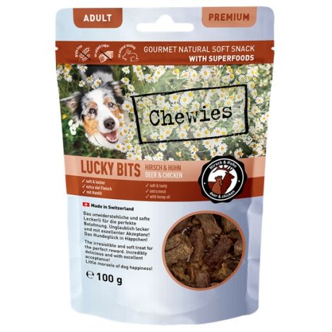 Chewies Lucky Bits Adult Jeleń & kurczak 100g - 3