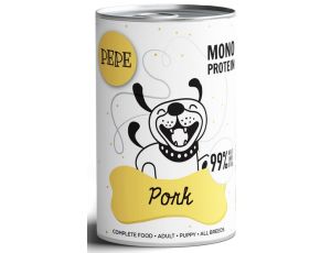 Paka Zwierzaka PEPE Pork (wieprzowina) puszka 400g