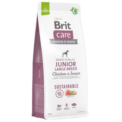 Brit Care Sustainable Junior Large Breed Chicken & Insect 12kg