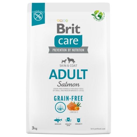 Brit Care Grain Free Adult Small & Medium Salmon 3kg - 2