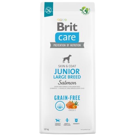 Brit Care Grain Free Junior Large Breed Salmon 12kg - 2