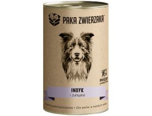 Paka Zwierzaka Indyk i żurawina puszka 400g