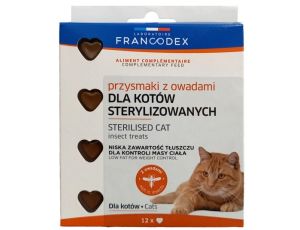 Francodex Przysmak z owadami dla kota sterylizowanego 12szt. [FR170380]