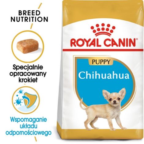 Royal Canin Chihuahua Puppy karma sucha dla szczeniąt do 8 miesiąca, rasy chihuahua 0,5kg