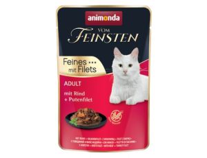 Animonda vom Feinsten Cat Adult Wołowina + filet z indyka saszetka 85g