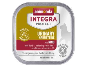 Animonda Integra Protect Urinary Harnsteine Oxalate dla kota - z wołowiną tacka 100g