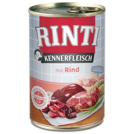 Rinti Kennerfleisch Rind pies - wołowina puszka 400g - 2