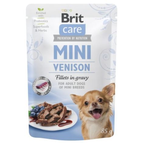 Brit Care Dog Mini Venison saszetka 85g