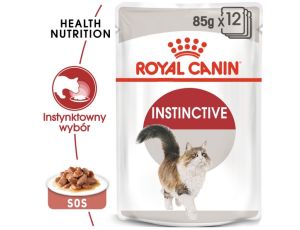 Royal Canin Instinctive w sosie karma mokra dla kotów dorosłych, wybrednych saszetka 85g