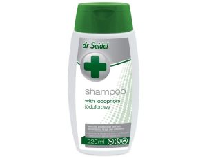 Dr Seidel Szampon dla psów Jodoforowy (również dla kotów i fretek) 220ml - 2