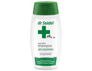 Dr Seidel Szampon dla psów Jodoforowy (również dla kotów i fretek) 220ml