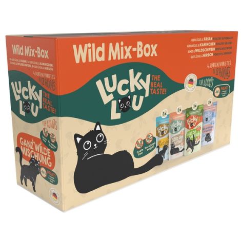 Lucky Lou Lifestage Adult Wild Mix-Box saszetki 12x125g