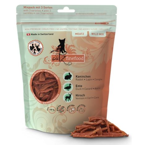 Catz Finefood Meatz Wild Mix - królik, kaczka, jeleń 45g - 3