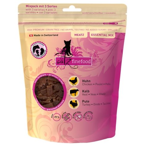 Catz Finefood Meatz Essential Mix - kurczak, indyk, cielęcina 45g