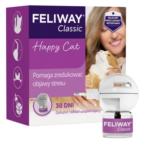 Feliway Classic - kocie feromony Zestaw Startowy (Dyfuzor+wkład) - 2