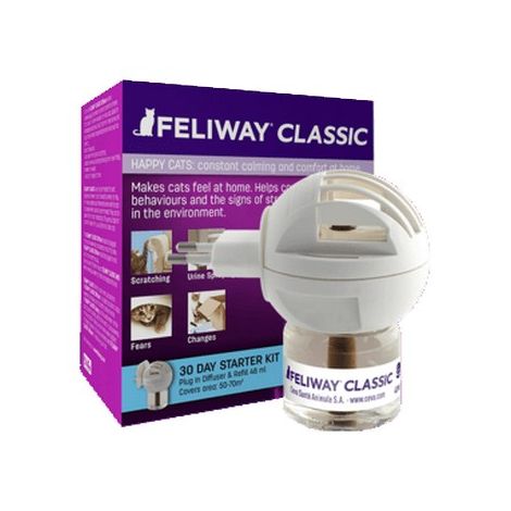 Feliway Classic - kocie feromony Zestaw Startowy (Dyfuzor+wkład)