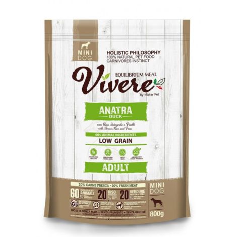 Vivere Dog Mini Adult Duck 800g