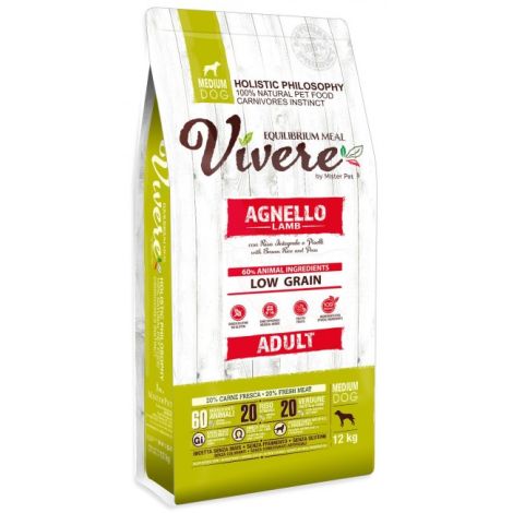 Vivere Dog Medium Adult Lamb 3kg