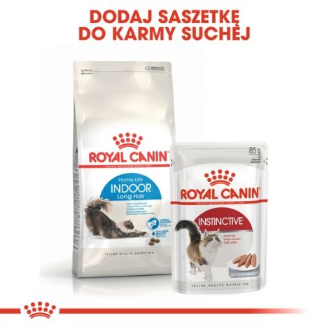 Royal Canin Indoor Long Hair karma sucha dla kotów dorosłych, długowłose, przebywających wyłącznie w domu 2kg - 6