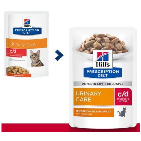 Hill's Prescription Diet c/d Feline Urinary Stress z kurczakiem saszetka 85g - 2