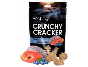 Profine Crunchy Cracker Łosoś z jagodami 150g