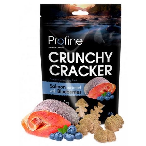 Profine Crunchy Cracker Łosoś z jagodami 150g