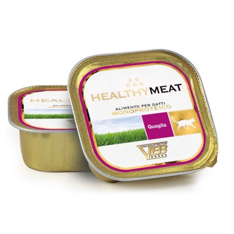 Healthy Meat Kot Mono Przepiórka tacka 90g