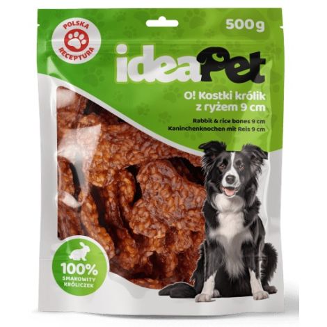 IdeaPet Kostki królik z ryżem 9cm 500g - 2