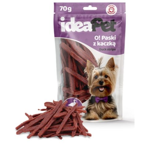 IdeaPet O! Paski z kaczką 70g