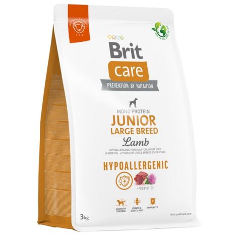 Brit Care Hypoallergenic Junior Large Lamb 3kg