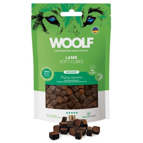 Woolf Soft Cubes Monoprotein Lamb 100g