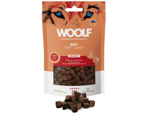 Woolf Soft Cubes Monoprotein Beef 100g