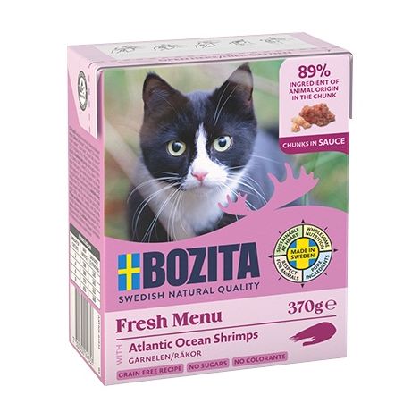 Bozita z Krewetkami kawałki w sosie kartonik 370g