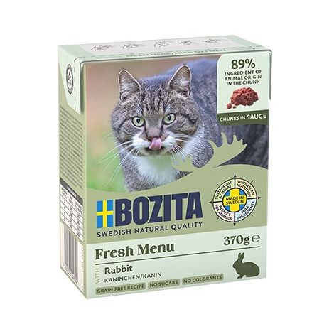 Bozita z Królikiem kawałki w sosie kartonik 370g