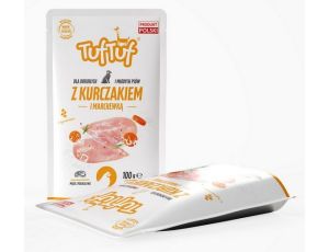 TUF TUF Kurczak z marchewką dla psa saszetka 100g - 2