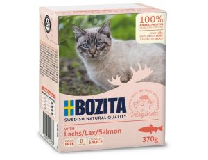 Bozita z Łososiem kawałki w sosie kartonik 370g