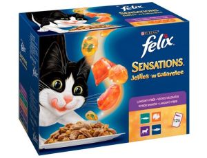 Felix Sensations Mix w galaretce saszetki 12x100g (10+2)