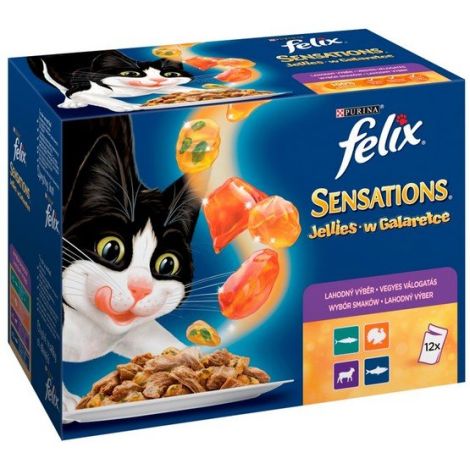 Felix Sensations Mix w galaretce saszetki 12x100g (10+2)