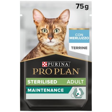 Purina Pro Plan Cat Sterilised dorsz saszetka 75g