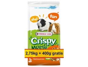 Versele-Laga Crispy Muesli Guinea Pig - pokarm dla świnki morskiej 3,15kg (2,75+0,4kg gratis)