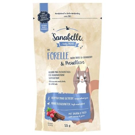 Sanabelle Snack Pstrąg & Borówka 55g