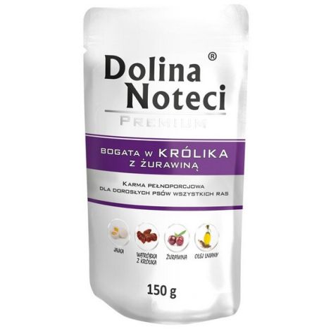 Dolina Noteci Premium Pies Królik i żurawina saszetka 150g