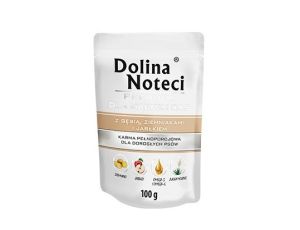 Dolina Noteci Premium Pies Gęś, ziemniaki i jabłko saszetka 100g