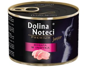 Dolina Noteci Premium Kot Junior Bogata w indyka puszka 185g