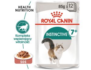 Royal Canin Instinctive +7 w sosie karma mokra dla kotów starszych, wybrednych saszetka 85g