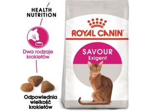 Royal Canin Savour Exigent karma sucha dla kotów dorosłych, wybrednych, kierujących się teksturą krokieta 2kg
