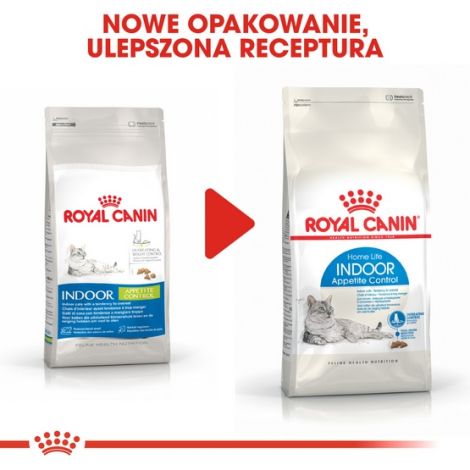 Royal Canin Indoor Apetite Control karma sucha dla kotów dorosłych przebywających w domu, domagających się jedzenia 400g - 3