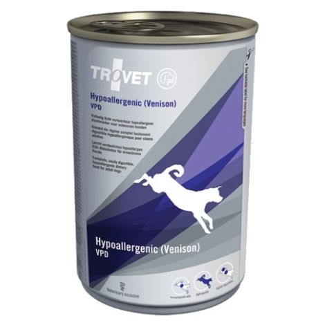 Trovet VPD Hypoallergenic Dziczyzna dla psa puszka 400g